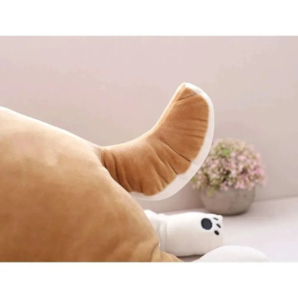 30'' Shiba Inu Plush Stuffed Animal  Sleeping Dog Toy for Kids - Picture 5 of 7